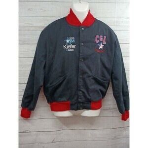 GCA Golf National Champions Jacket Black Red M 2010 LCA Keifer United Dallas TX